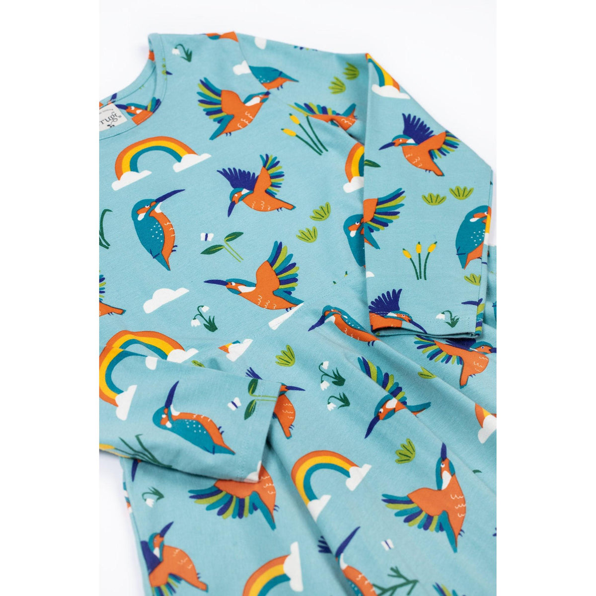 Kingfisher Skies Sofia Skater Dress-Frugi-Modern Rascals