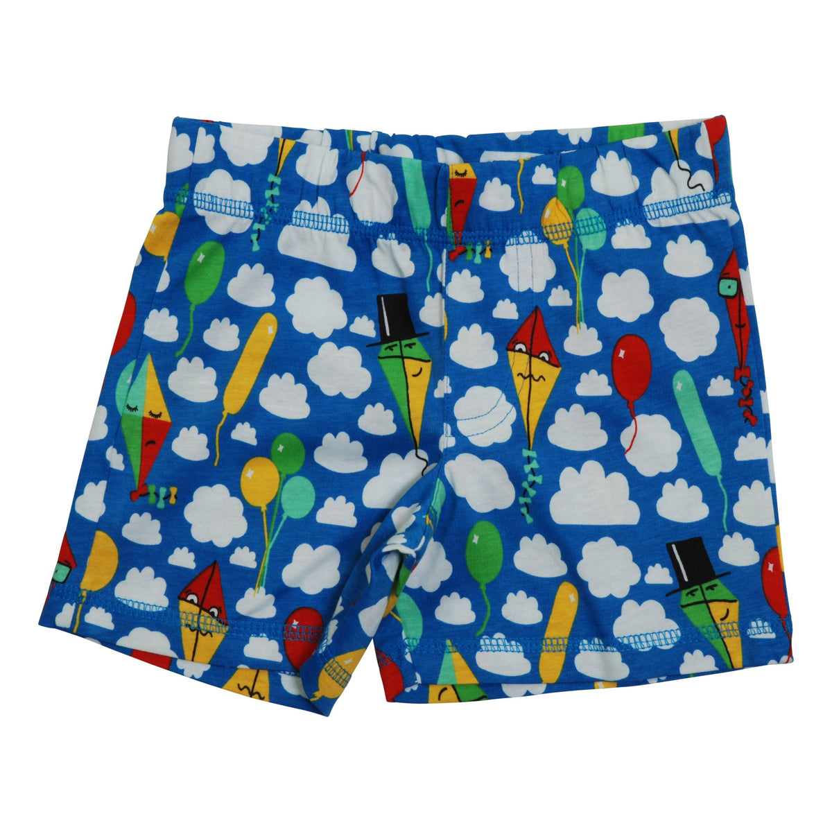 Kite And Clouds - Blue Shorts - 2 Left Size 8-10 years-Duns Sweden-Modern Rascals