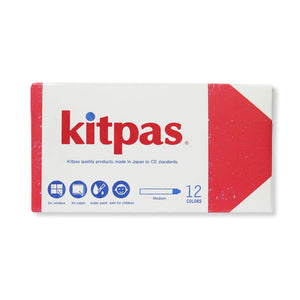 Kitpas Medium Crayons - 12 Colours-Kitpas-Modern Rascals