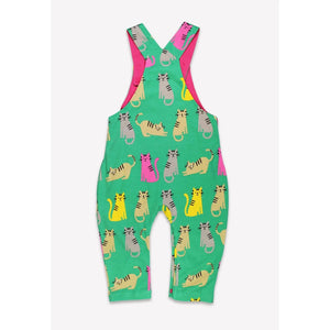 Kitten Print Dungarees-Toby Tiger-Modern Rascals