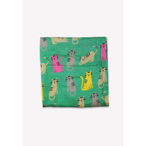 Kitten Print Muslin - 2-Pack-Toby Tiger-Modern Rascals