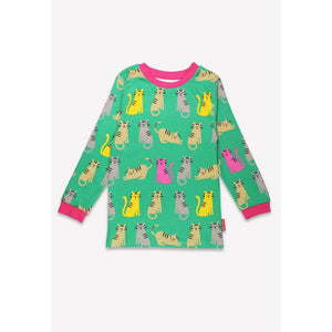 Kitten Print Pyjamas - 1 Left Size 2-3 years-Toby Tiger-Modern Rascals