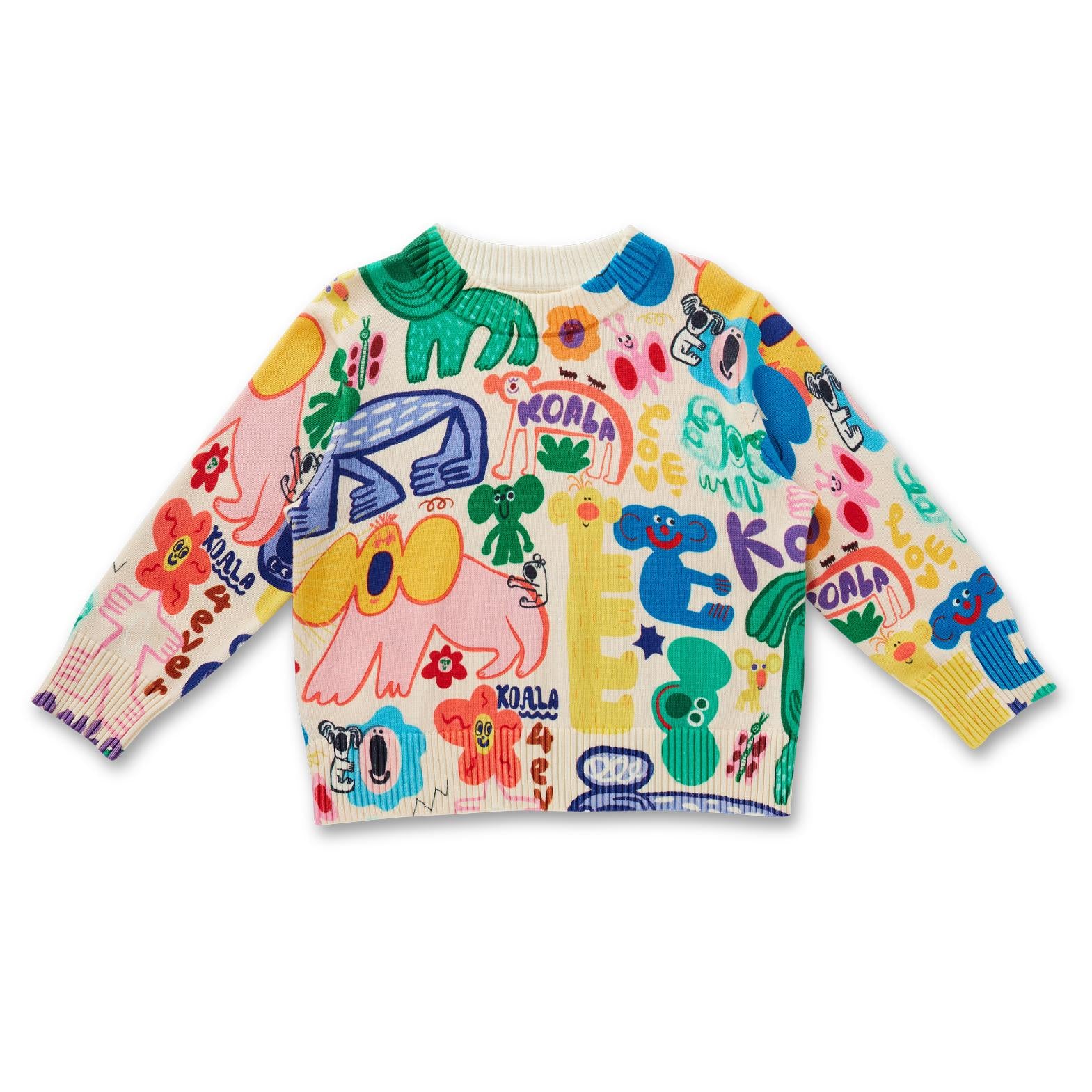 Koala 4ever Dream Knit Sweatshirt-Halcyon Nights-Modern Rascals
