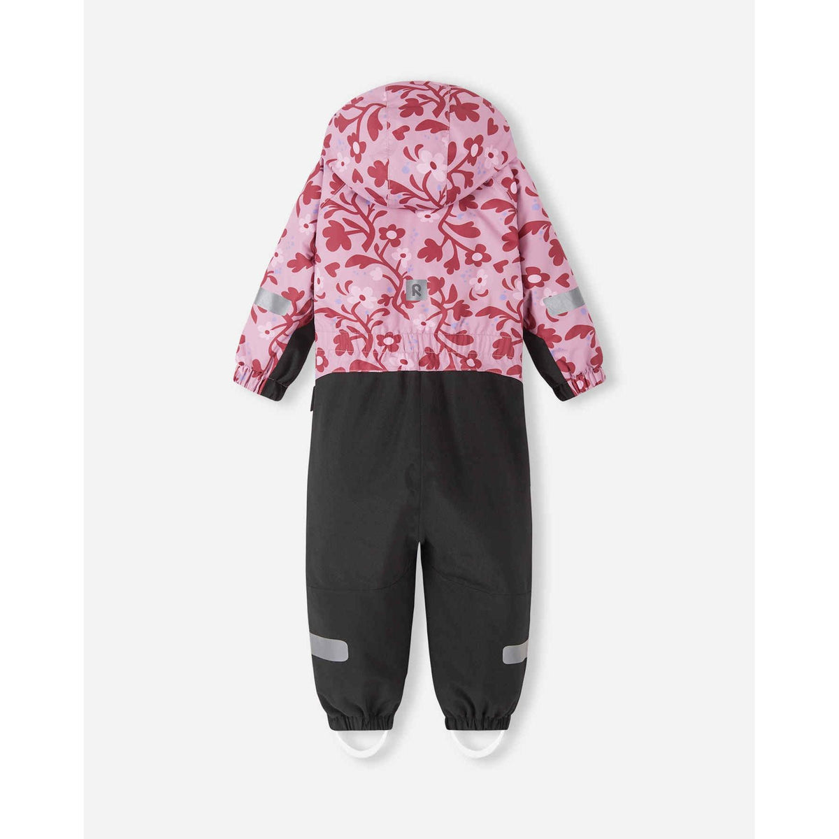 Kurikka ReimaTec One Piece Snow Suit - Grey Pink Floral-Reima-Modern Rascals