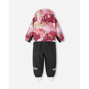 Kurikka ReimaTec One Piece Snow Suit - Grey Pink Mountain-Reima-Modern Rascals