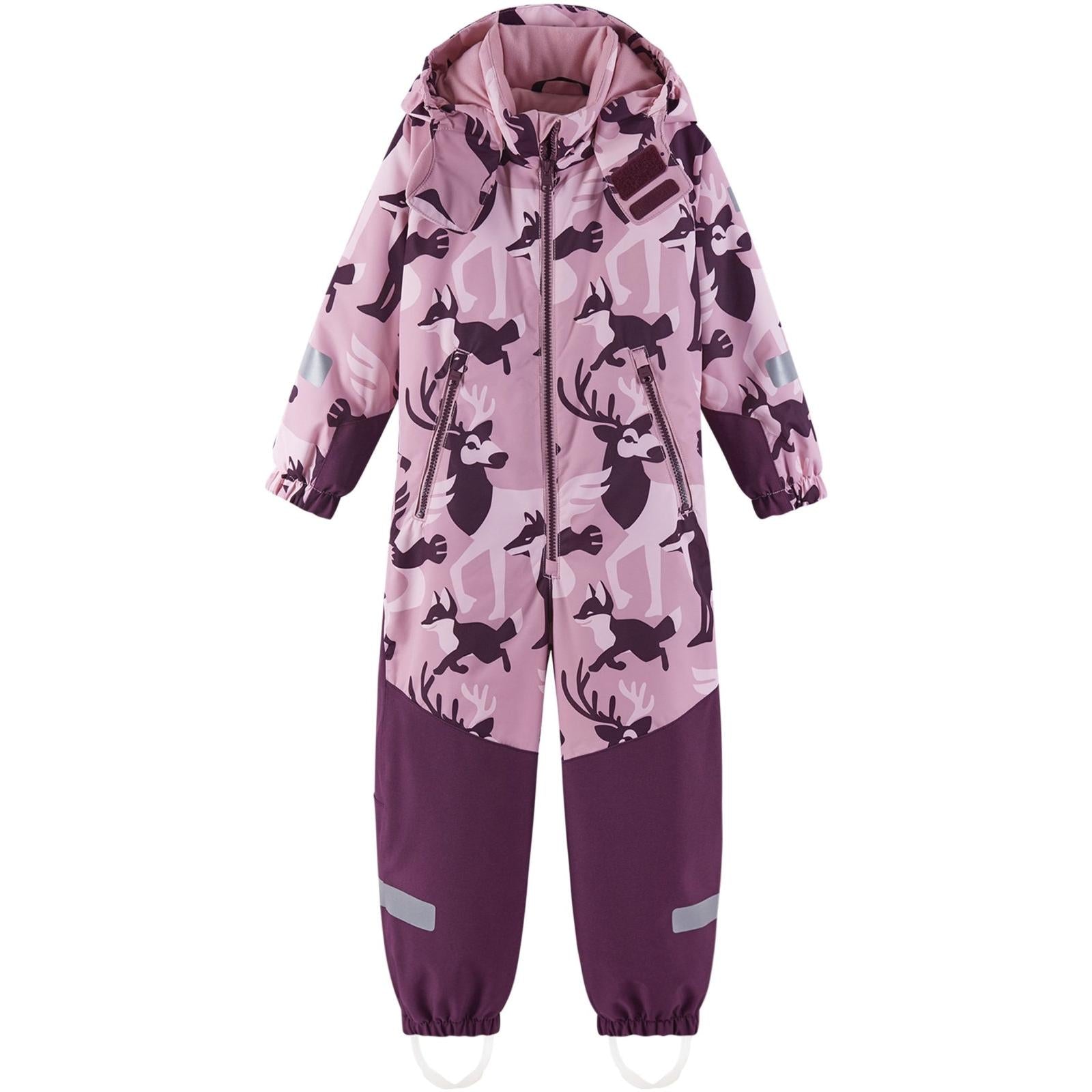 Kurikka ReimaTec One Piece Snow Suit - Grey Pink-Reima-Modern Rascals