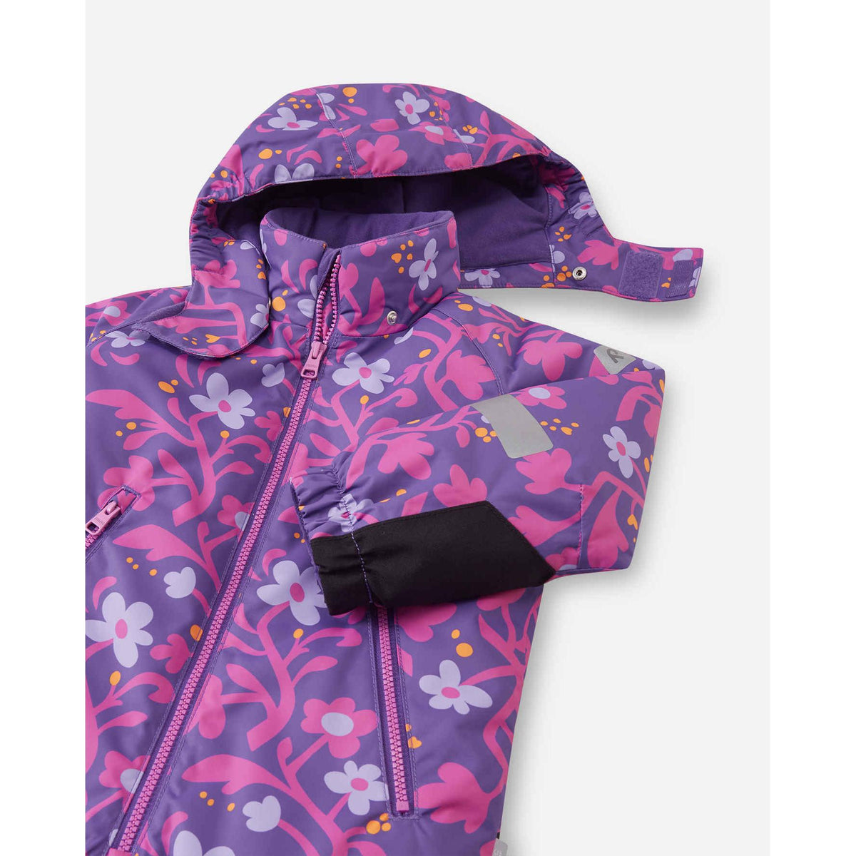 Kurikka ReimaTec One Piece Snow Suit - Plum Purple Floral-Reima-Modern Rascals