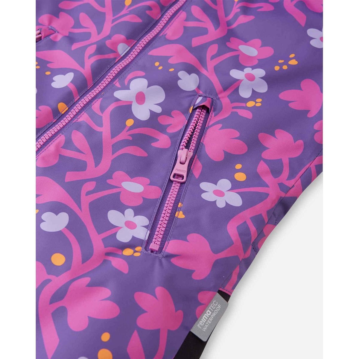 Kurikka ReimaTec One Piece Snow Suit - Plum Purple Floral-Reima-Modern Rascals