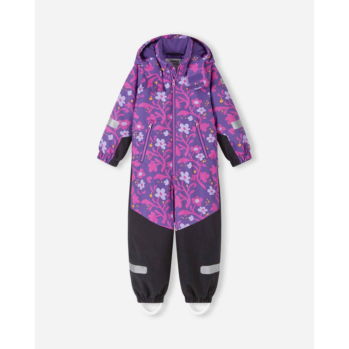 Kurikka ReimaTec One Piece Snow Suit - Plum Purple Floral-Reima-Modern Rascals