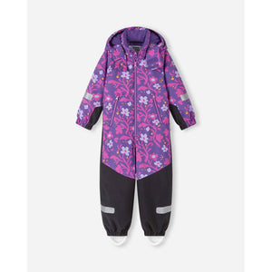 Kurikka ReimaTec One Piece Snow Suit - Plum Purple Floral-Reima-Modern Rascals