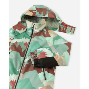 Kurikka ReimaTec One Piece Snow Suit - Stone Green Mountains-Reima-Modern Rascals