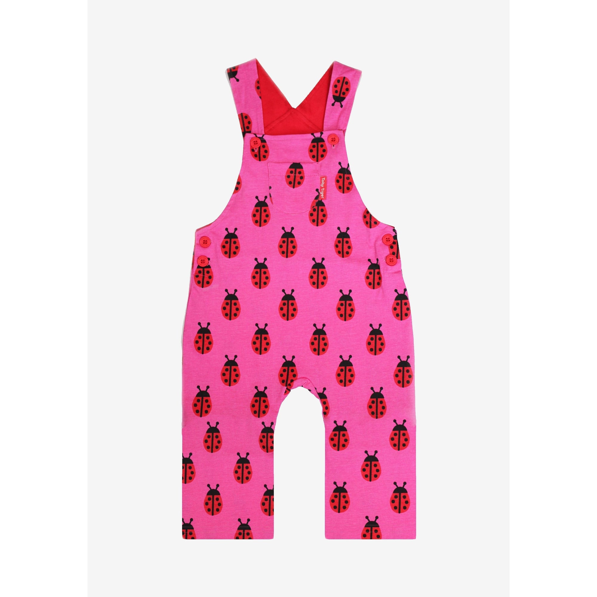 Ladybird Dungarees - 1 Left Size 3-6 months-Toby Tiger-Modern Rascals