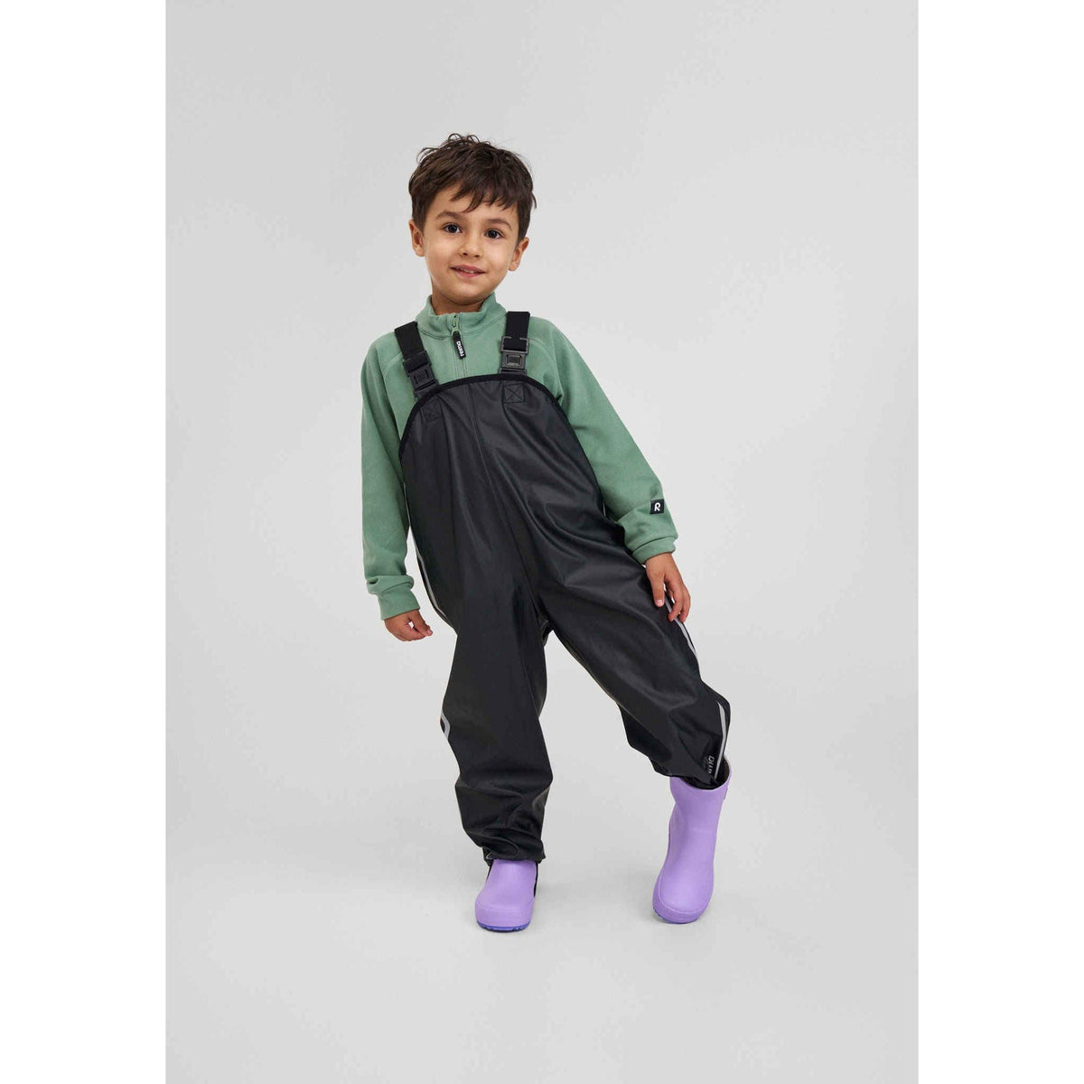Lammikko Waterproof Rain Pants - Black - 1 Left Size 3-4 years-Reima-Modern Rascals