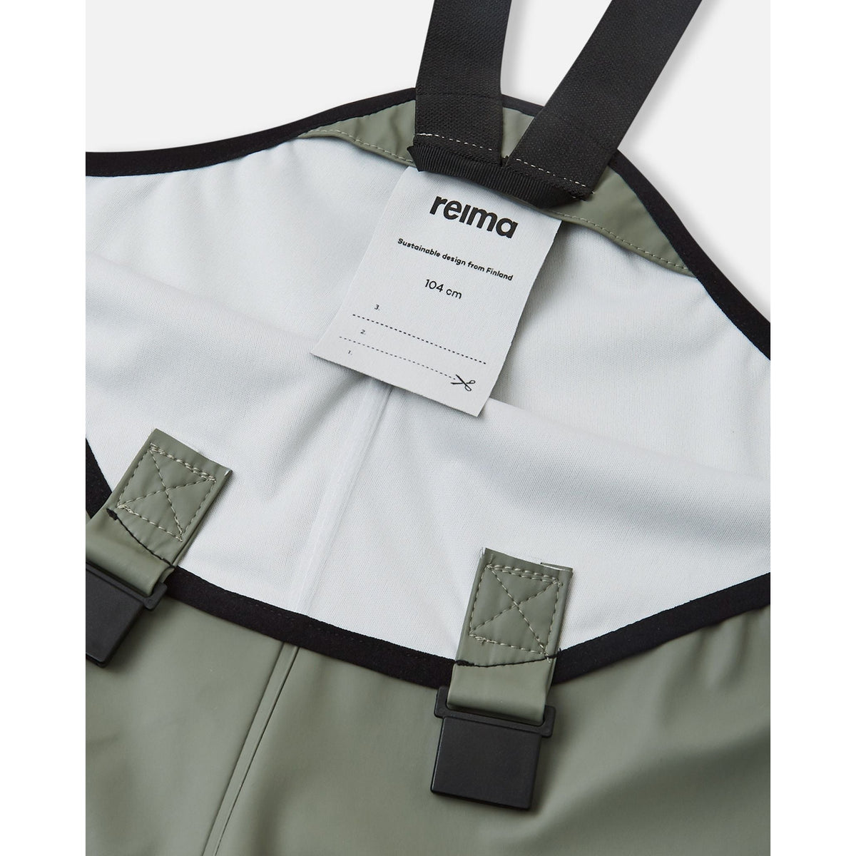 Lammikko Waterproof Rain Pants - Greyish Green-Reima-Modern Rascals