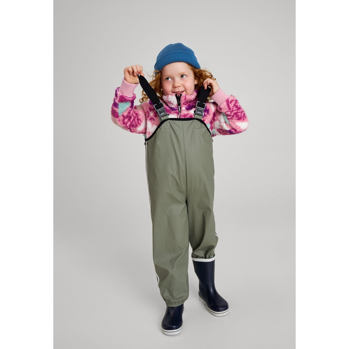 Lammikko Waterproof Rain Pants - Greyish Green-Reima-Modern Rascals