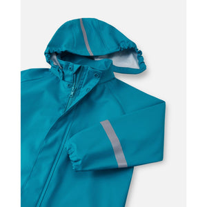Lampi Waterproof Rain Coat - Aquatic Blue-Reima-Modern Rascals