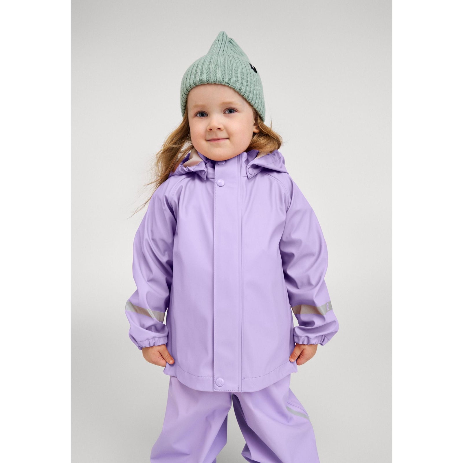 Lampi Waterproof Rain Coat - Blooming Lilac