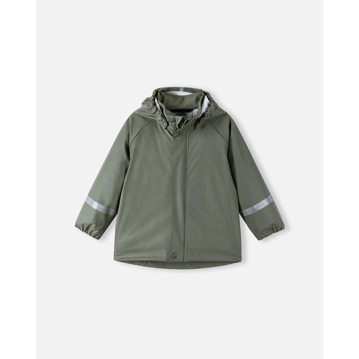 Lampi Waterproof Rain Coat - Greyish Green-Reima-Modern Rascals