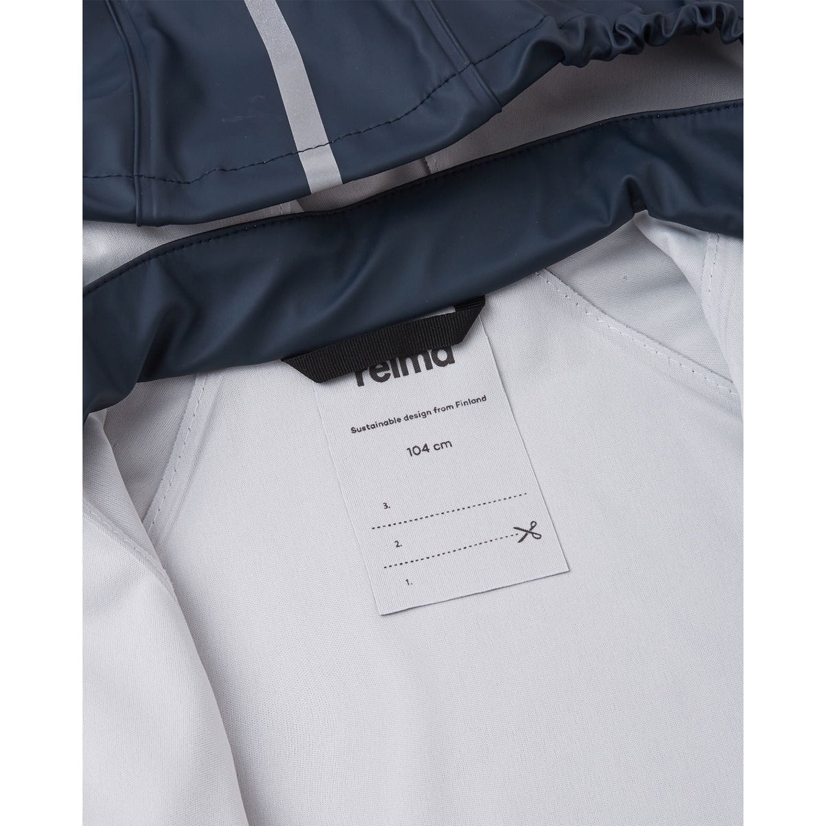 Lampi Waterproof Rain Coat - Navy-Reima-Modern Rascals