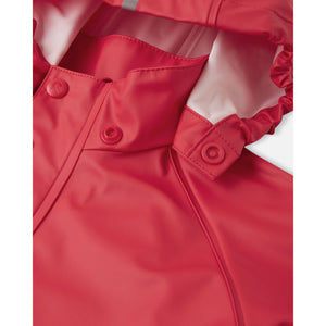 Lampi Waterproof Rain Coat - Reima Red-Reima-Modern Rascals