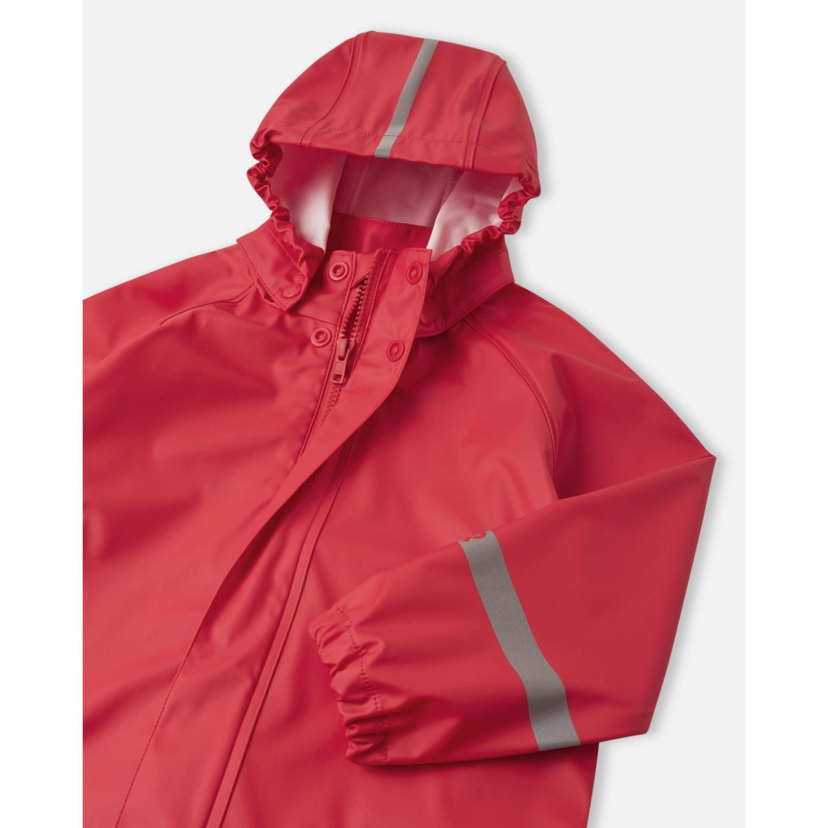 Lampi Waterproof Rain Coat - Reima Red-Reima-Modern Rascals