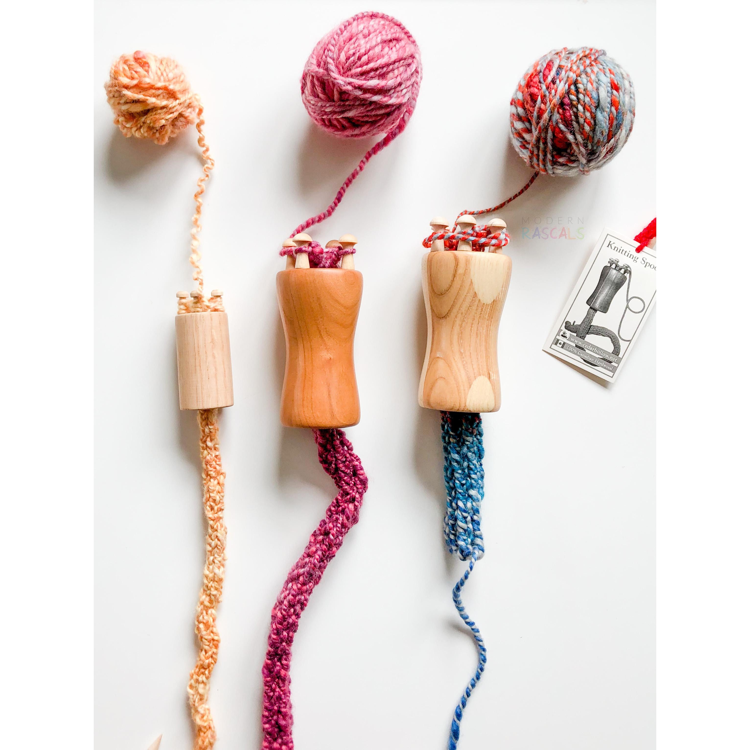 Large Knitting Spool - 4 Pegs by Cedar Hollow - Modern Rascals