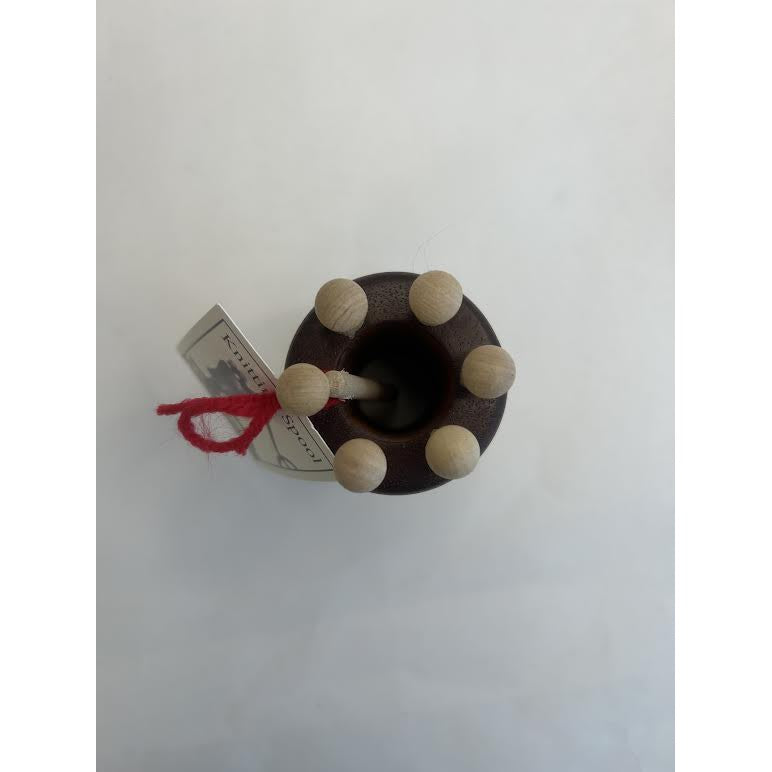 Large Knitting Spool - 6 Pegs - Red Cherrywood-Cedar Hollow-Modern Rascals