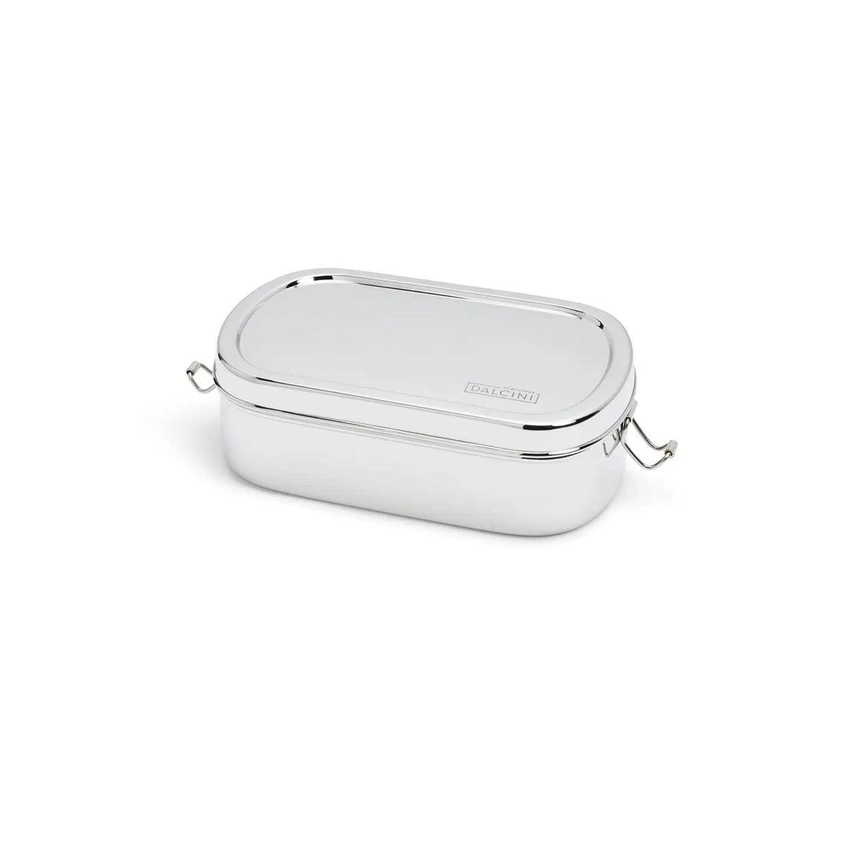 Large Oval with Clips | Stainless Steel Food Container-Dalcini Stainless-Modern Rascals