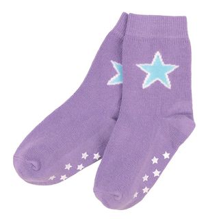 Lavender Anti-Slip Socks - 2 Left Size 1-2 years-Villervalla-Modern Rascals