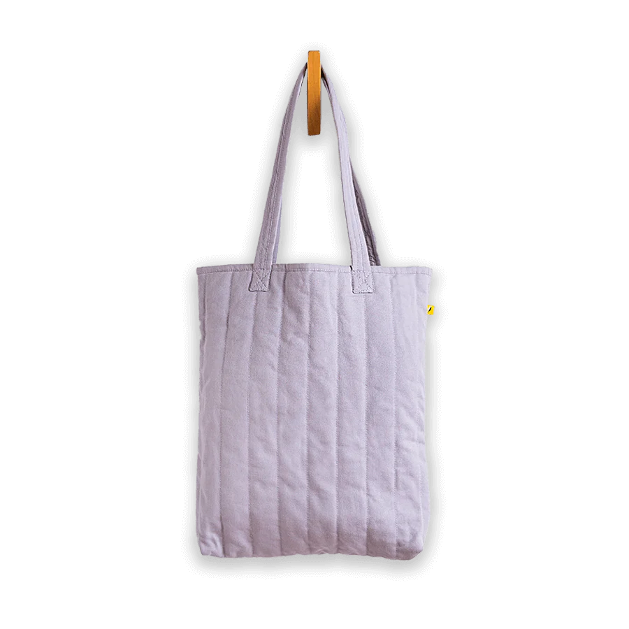 Lavender Puffer Tote Bag-Fluf-Modern Rascals