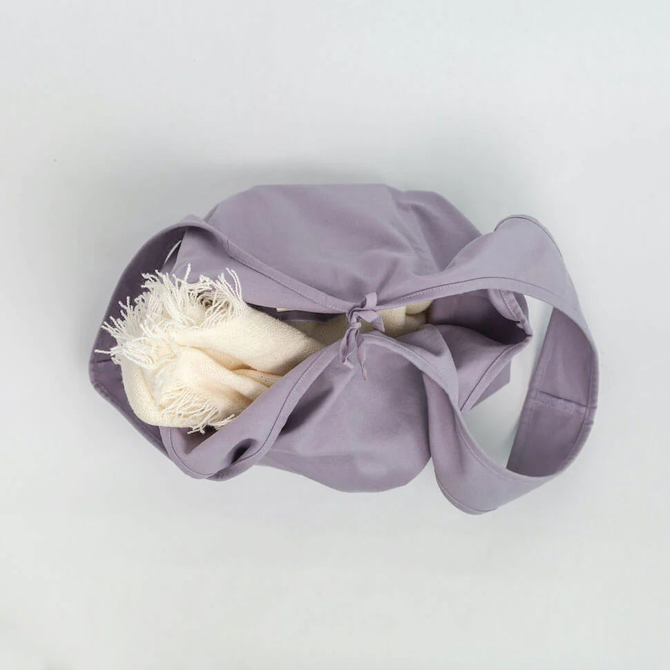 Lavender Slouchy Tote Bag-Fluf-Modern Rascals