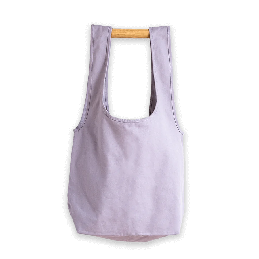 Lavender Slouchy Tote Bag-Fluf-Modern Rascals