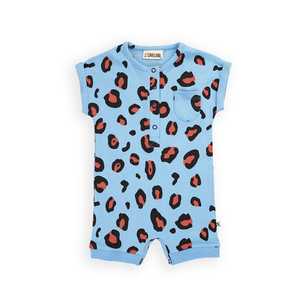 Leopard Print Rib Baby Jumpsuit-CARLIJNQ-Modern Rascals
