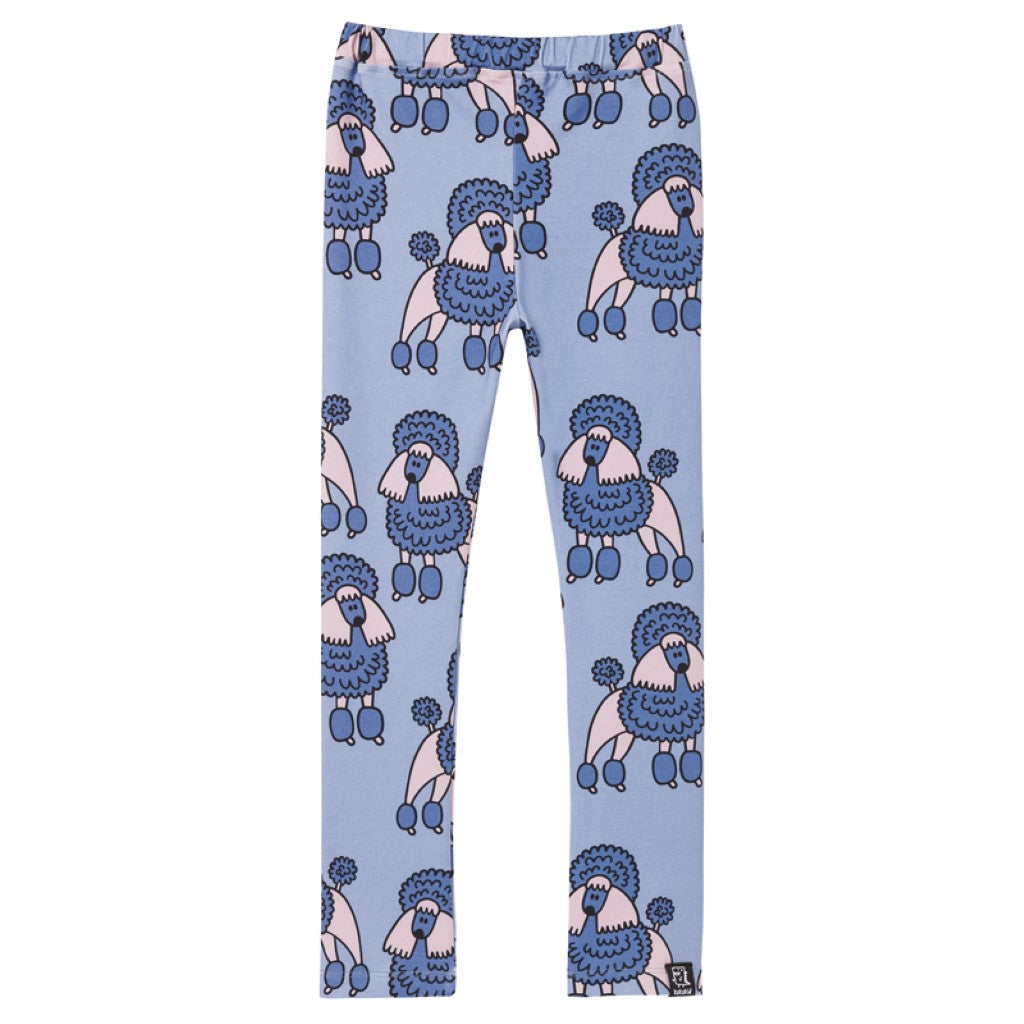 Lilac Poodle Leggings-KuKuKid-Modern Rascals