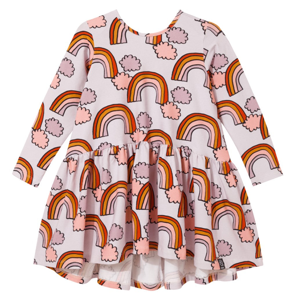 Lilac Rainbow Dancing Dress - 1 Left Size 10-12 years-KuKuKid-Modern Rascals