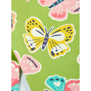 Lime Flutterby Leona Leggings - 2 Left Size 2-3 & 3-4 years-Frugi-Modern Rascals