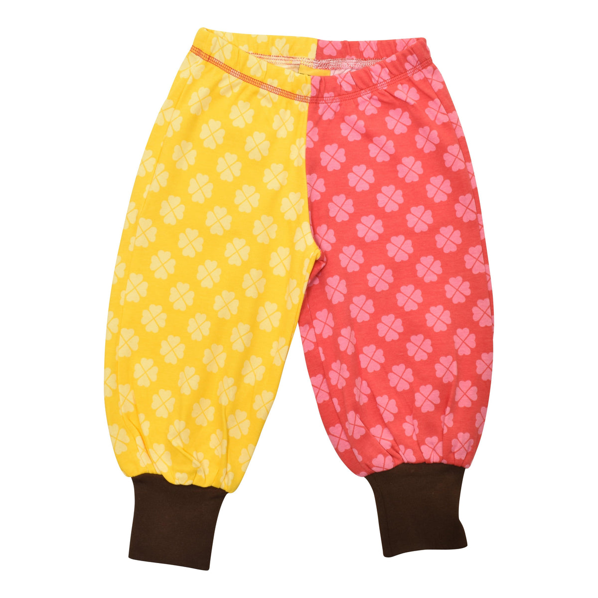 Limited Edition Clover - Dandelion Yellow & Clover - Rouge Red Baggy Pants - MIXED PRINT-Duns Sweden-Modern Rascals