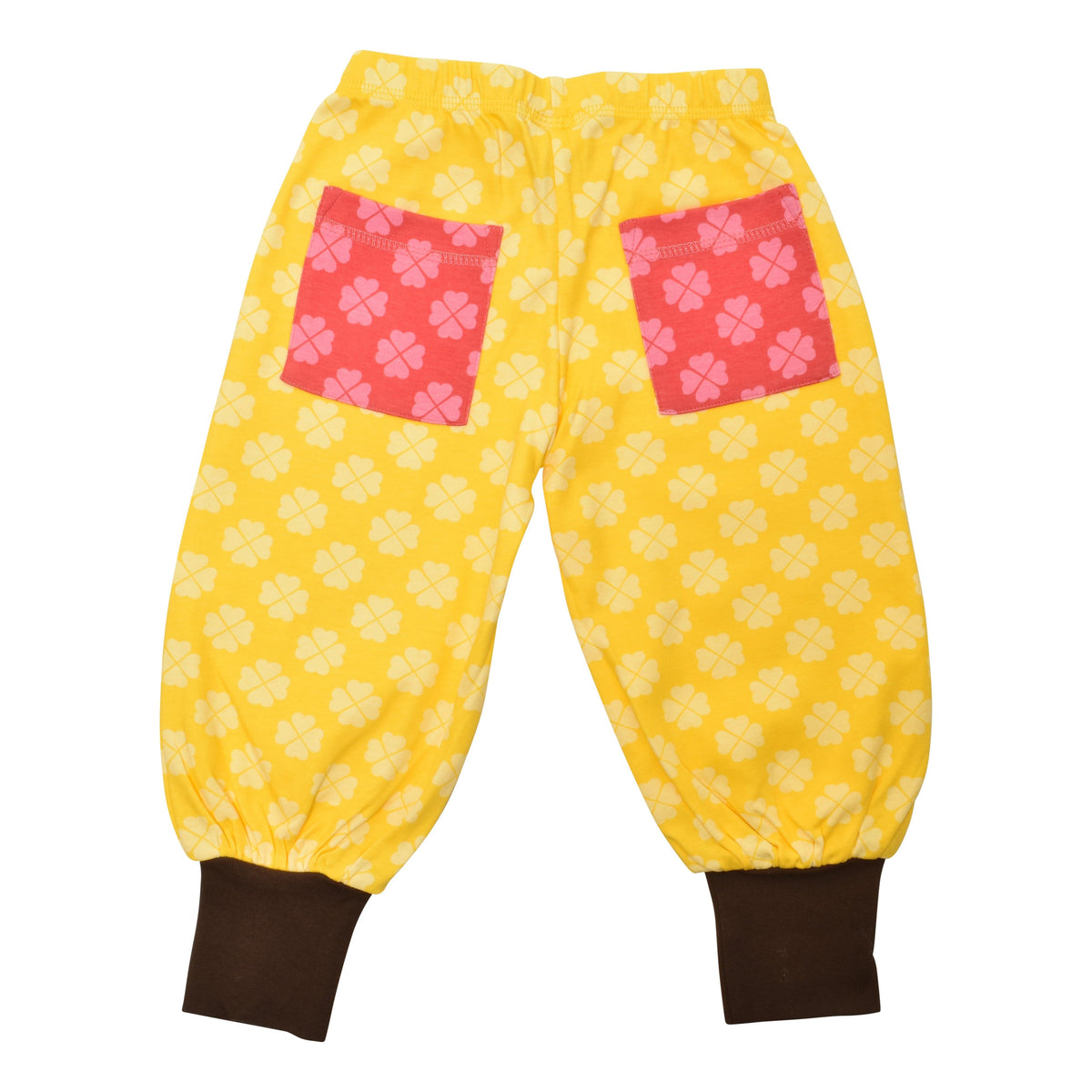 Limited Edition Clover - Dandelion Yellow With Rouge Red Contrast Pocket Baggy Pants-Duns Sweden-Modern Rascals