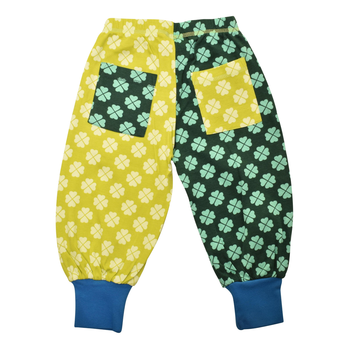 Limited Edition Clover - Sulphur Green & Clover - Bistro Green Baggy Pants - MIXED PRINT-Duns Sweden-Modern Rascals