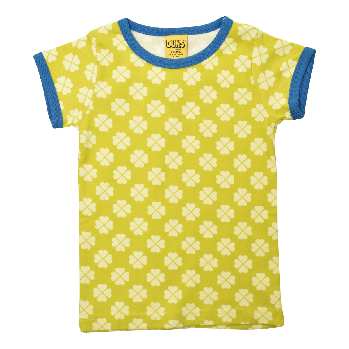 Limited Edition Clover - Sulphur Green Short Sleeve Shirt-Duns Sweden-Modern Rascals