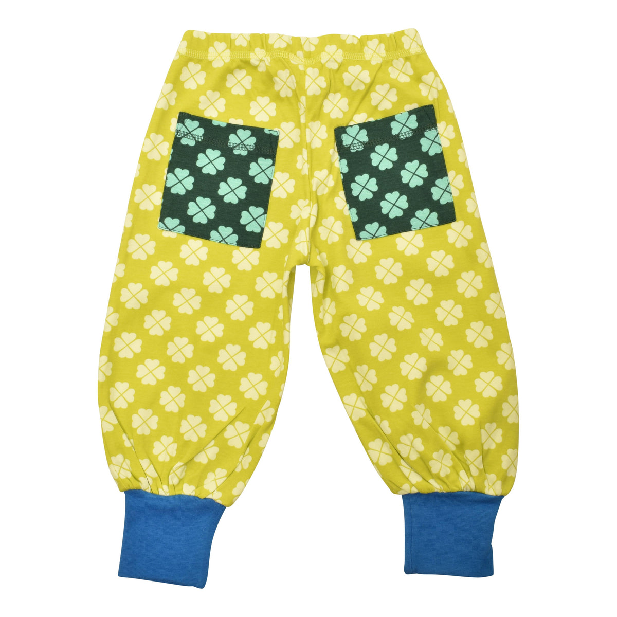 Limited Edition Clover - Sulphur Green With Clover - Bistro Green Contrast Pocket Baggy Pants-Duns Sweden-Modern Rascals