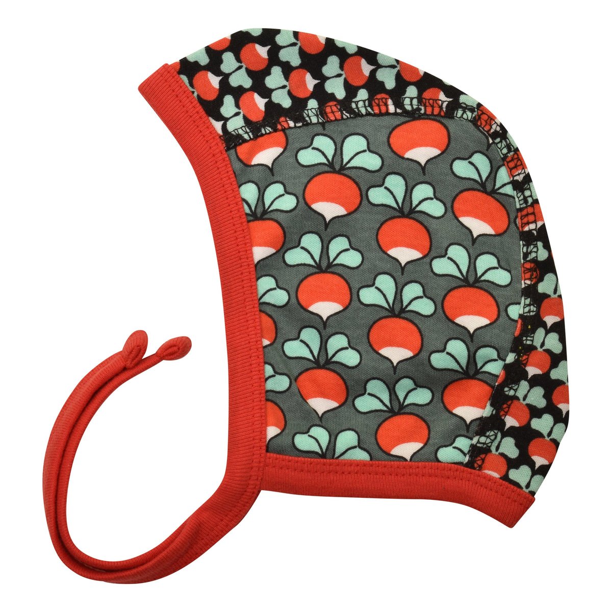 Limited Edition Mini Radish Black & Radish - Bistro Green Baby Hat-Duns Sweden-Modern Rascals