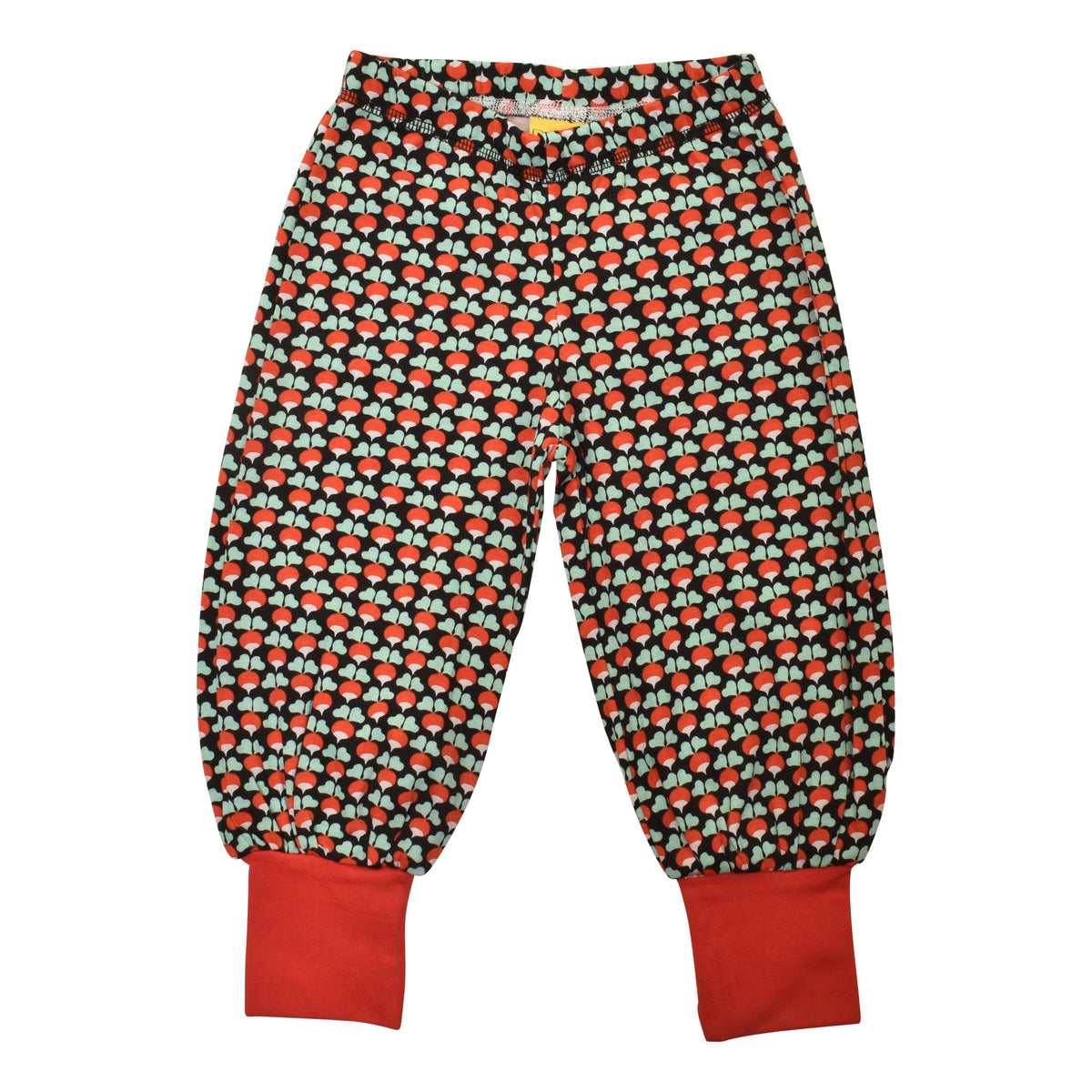 Limited Edition Mini Radish - Black With Radish - Bistro Green Contrast Pocket Baggy Pants-Duns Sweden-Modern Rascals