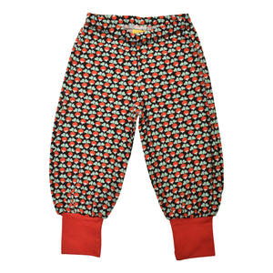 Limited Edition Mini Radish - Black With Radish - Bistro Green Contrast Pocket Baggy Pants-Duns Sweden-Modern Rascals