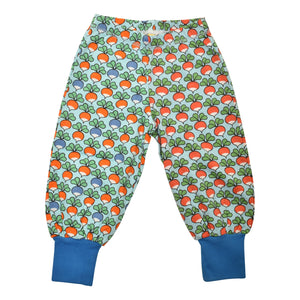 Limited Edition Multi Radish - Blue & Radish - Petit Four Blue Baggy Pants - MIXED PRINT-Duns Sweden-Modern Rascals