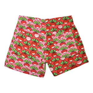 Limited Edition Multi Radish - Rouge Red & Radish - Lilac Chiffon Shorts-Duns Sweden-Modern Rascals