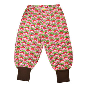 Limited Edition Radish - Lilac Chiffon With Multi Radish - Rouge Red Contrast Pocket Baggy Pants-Duns Sweden-Modern Rascals