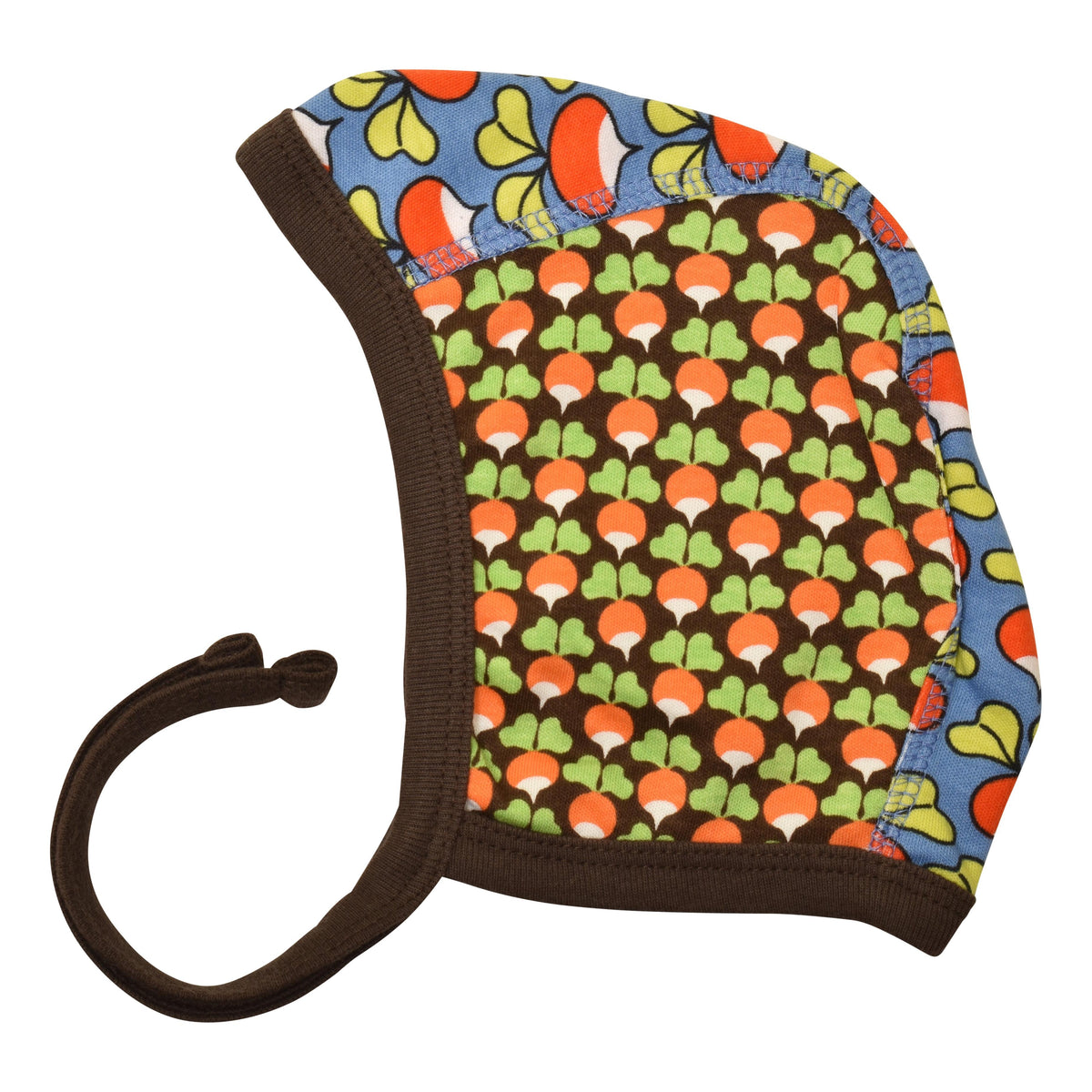 Limited Edition Radish - Marina Blue & Mini Radish - Chocolate Brown Baby Hat-Duns Sweden-Modern Rascals