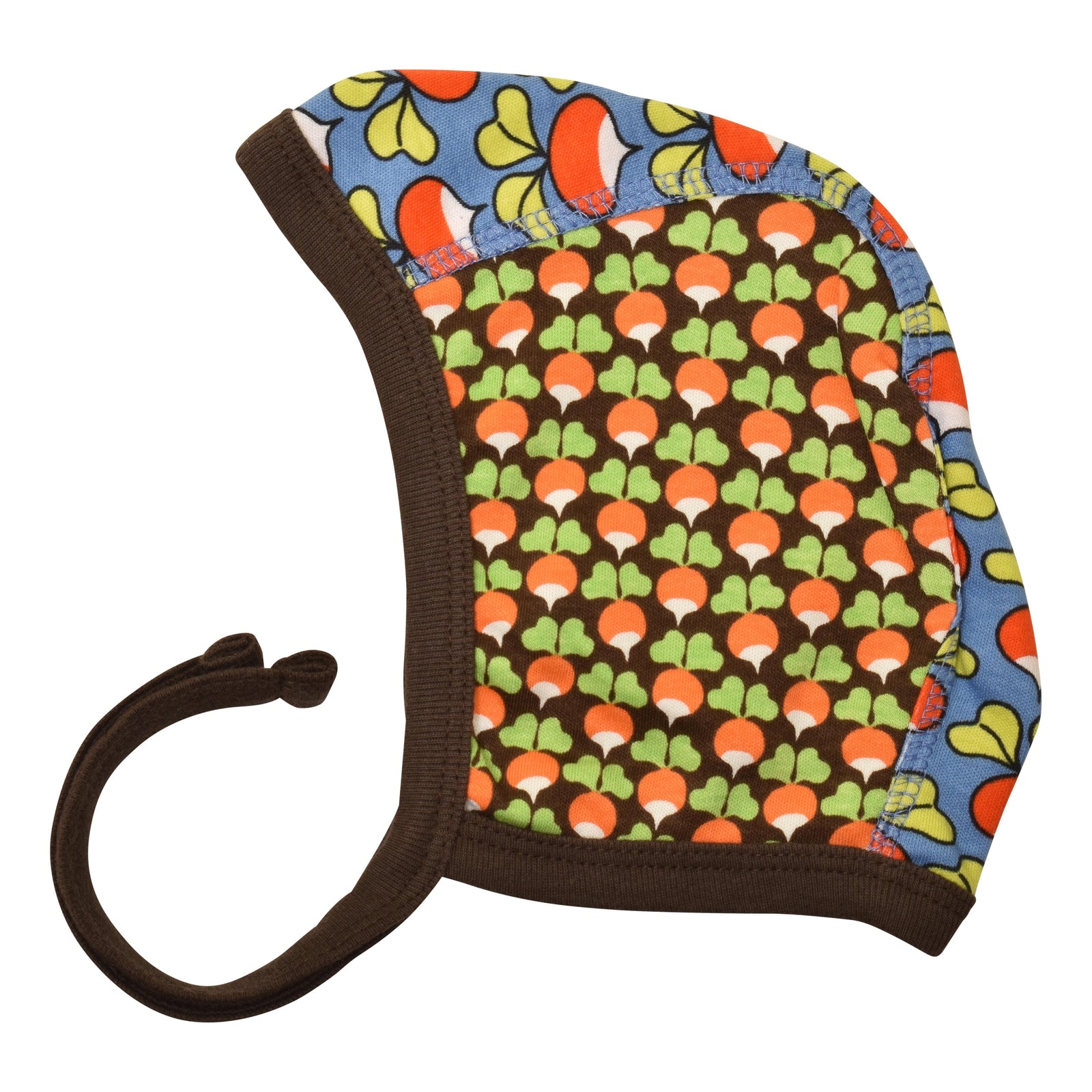 Limited Edition Radish - Marina Blue & Mini Radish - Chocolate Brown Baby Hat-Duns Sweden-Modern Rascals