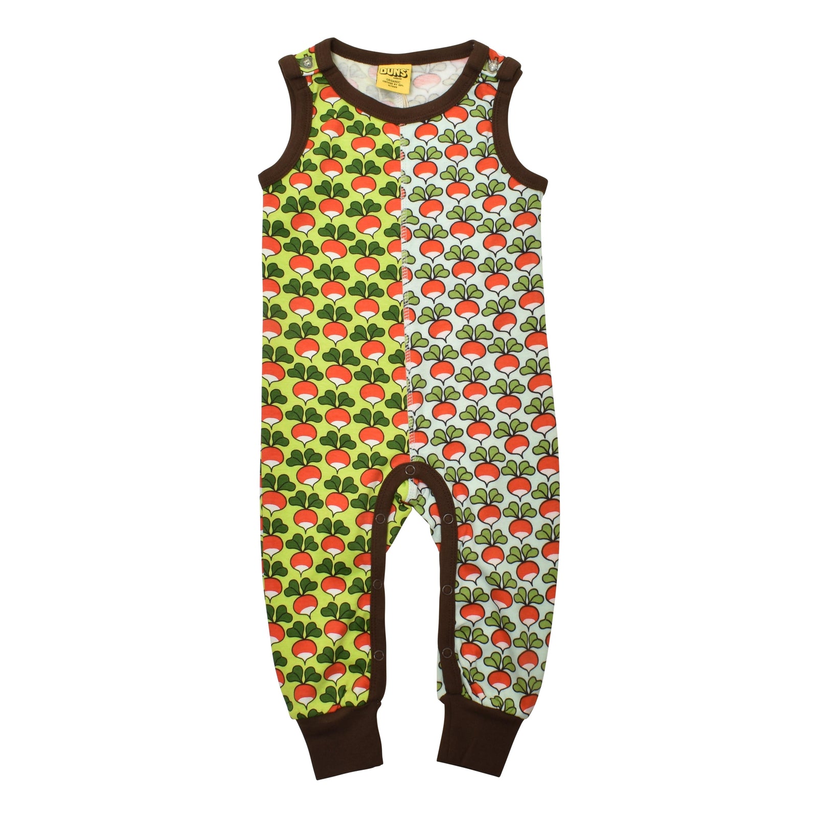 Limited Edition Radish - Tender Shoots Green & Eggshell Blue Dungarees-Duns Sweden-Modern Rascals